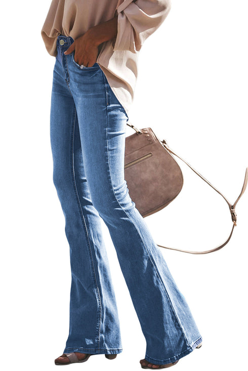 Wash Vintage Wide Leg Jeans